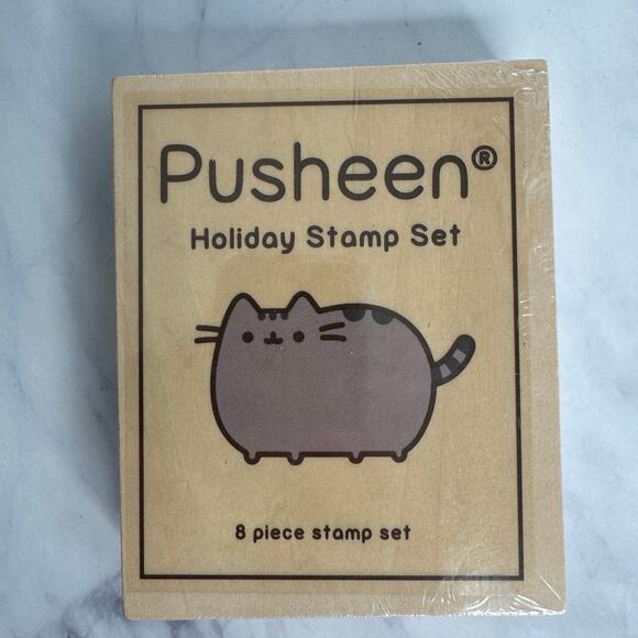 Pusheen Box Exclusive Brand New Pusheen Holiday Stamp Set - Picture 1 of 2